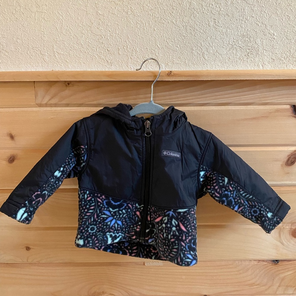 Columbia Black and Patterned Baby Jacket